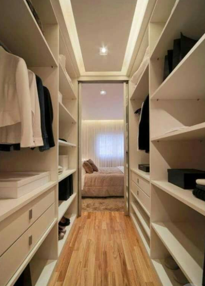 П-образная гардеробная комната в спальню Каменск-Шахтинский