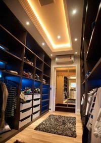 Большая открытая гардеробная комната с комбинированным наполнением Каменск-Шахтинский
